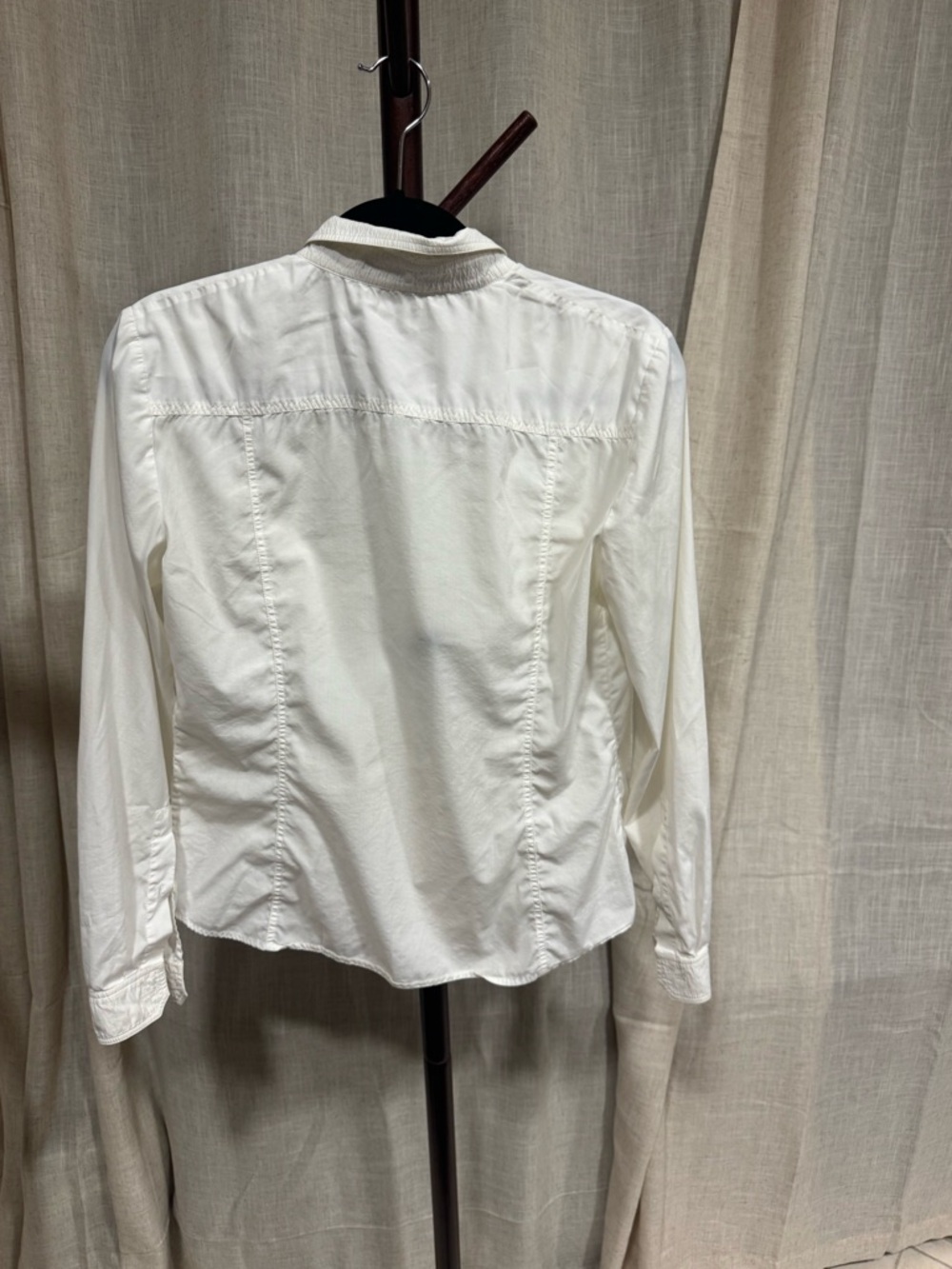 Gucci White Shirt with Green and Red Web Trim Small/42 - Picture 4 of 6